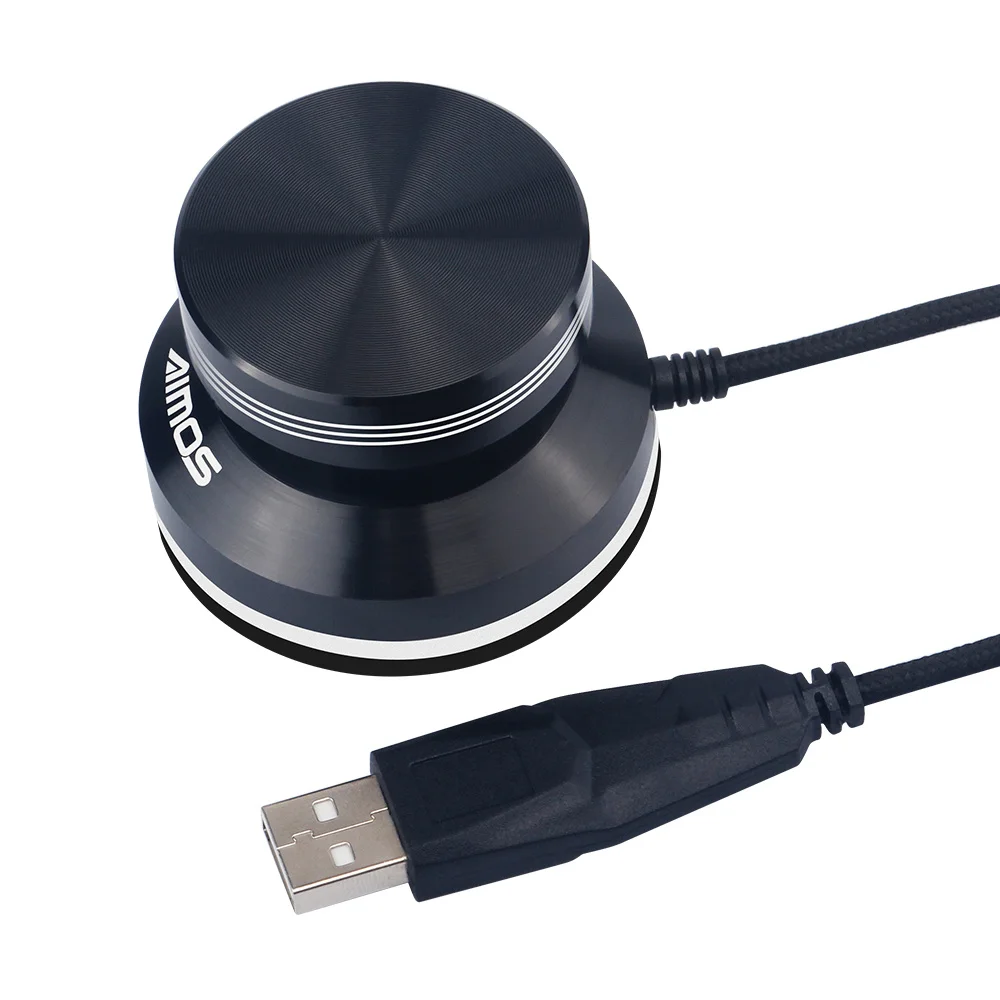 

AIMOS USB Audio Volume Controller Knob, Volume Adjuster Rotary Computer Speaker Volume Control Switch For Win7/8/10/XP/Mac/Vista