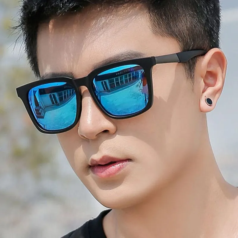 

Square Fashion Sunglasses Anti-Reflective New Men Vintage Square Plastic Glasses Frame Classic Women Sun Glasses Uv400