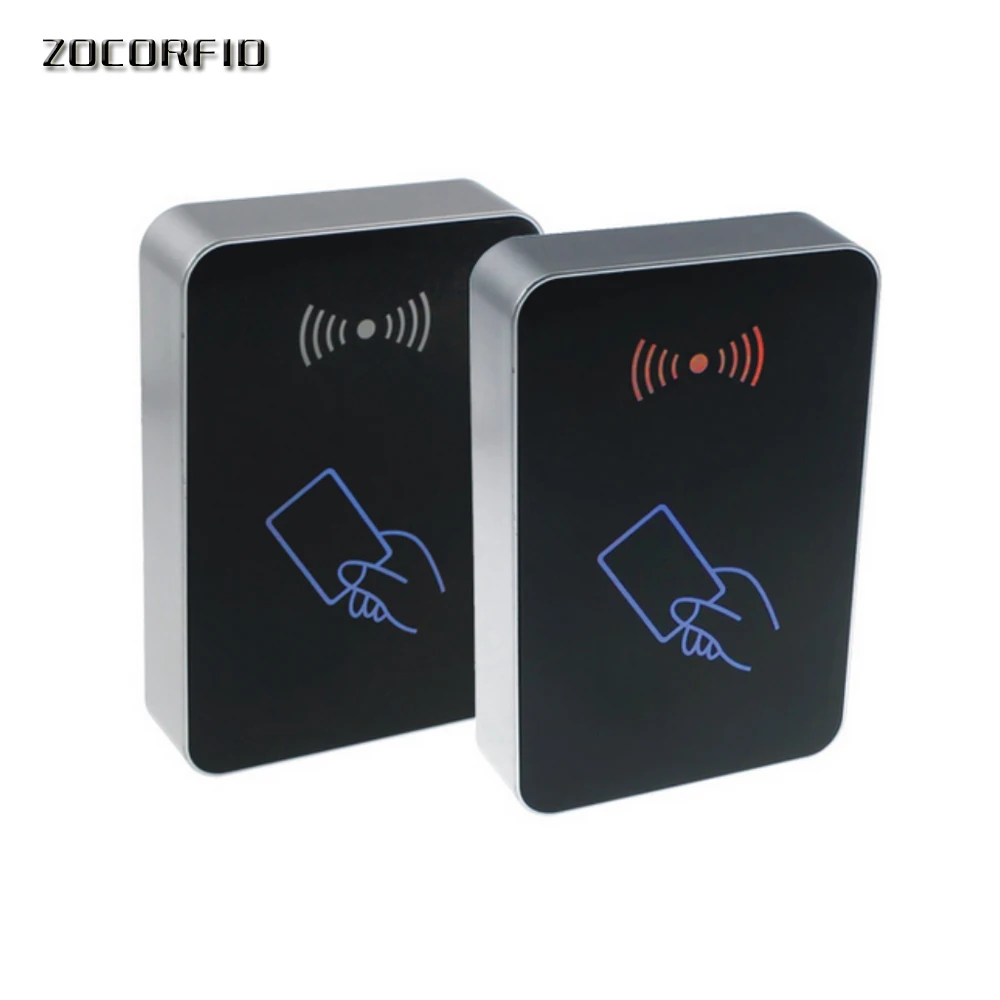 

Free shipping SY-1599 Organic glass face 125KHZ RFID entrance guard / Access control system remote registered user+10pcs cards