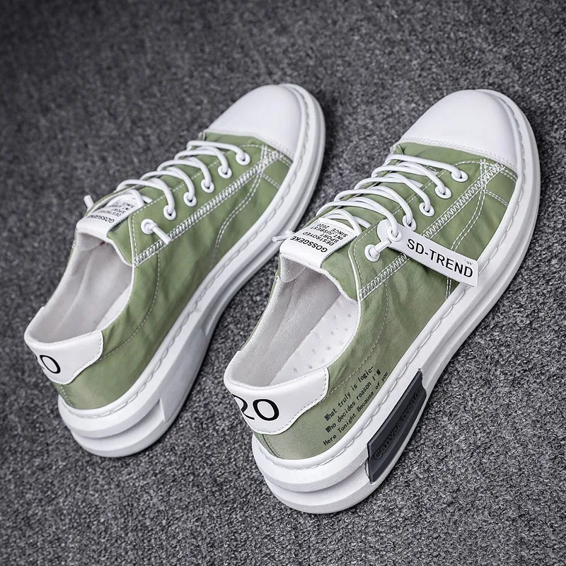 

Summer New Ice Silk Cloth Man Shoes Breathable Men Canvas Shoes Fashion Casual Men Canvas Shoes