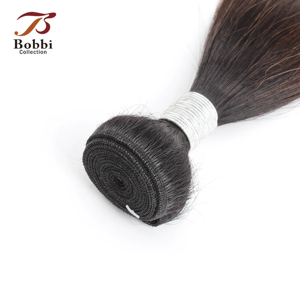 Bobbi 3/4 Комплект предложения прямые волосы T 1B 4 27 прядь волос с покраской Омбре