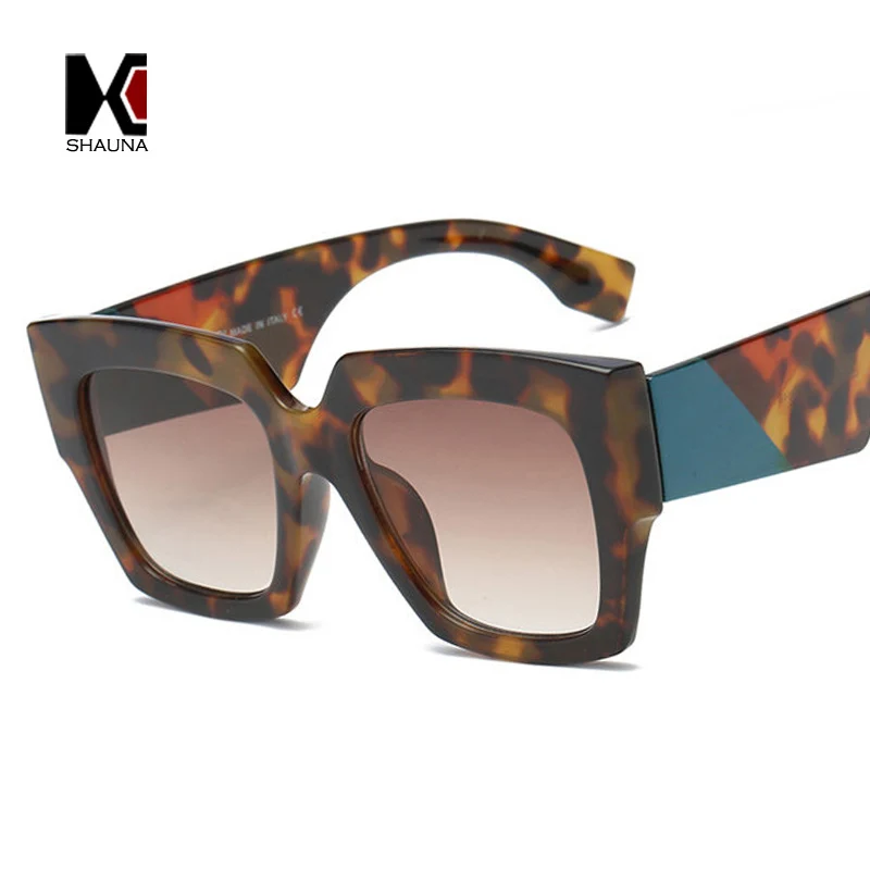 Женские квадратные солнцезащитные очки модные мужские смешанных цветов с