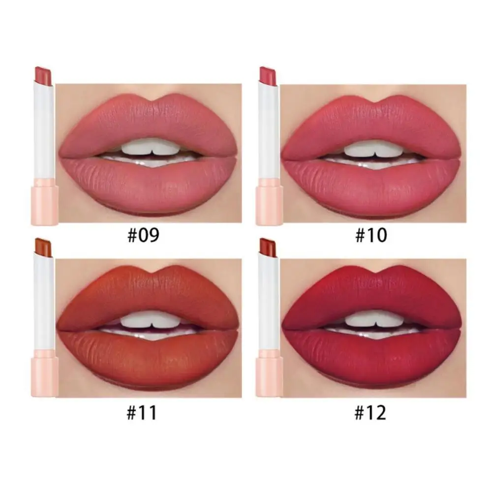 

Creative Cigarette Lipstick Set 4 Colors Matte Long Lasting Waterproof Matt Lip Stick Tube Nude Red Lips Makeup