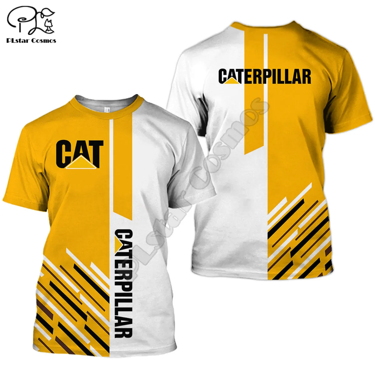 

Excavator 3dT Shirt summer Cartoon avatar printed t-shirt men for women shirts tops black cotton tees Fashion Short sleeve