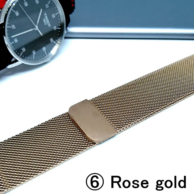 rose gold Миланский Браслет, Браслет Нержавеющая сталь ремешок для наручных часов Apple Watch серии 1/2/3, 42 мм, 38 мм, версия браслет ремешок для наручных часов iwatch серии 4 40 мм 44 мм - Цвет ремешка: rose gold