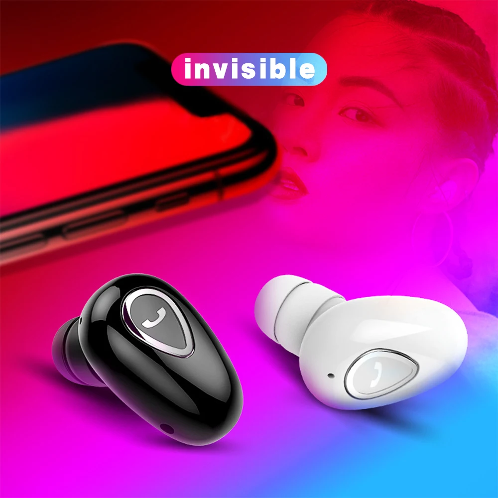 Мини беспроводные bluetooth-наушники музыкальная гарнитура спортивные наушники для