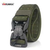army swat jungle war combat tactical belt mens pc quick release magnetic buckle 1200d density nylon military camouflage belts