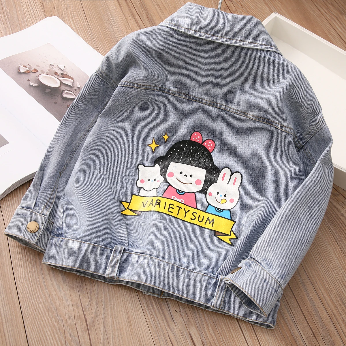 

Baby Denim Jacket 2021 Autumn New Girls' Clothing Children's Jacket