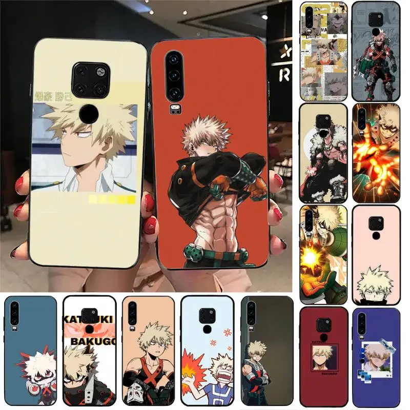 

Katsuki Bakugou Phone Case For Huawei Y6 7prime 9prime Y5 2019 Y5 Y6Prime 2018 Nova 3E mate10 20lite 20Pro my hero academia
