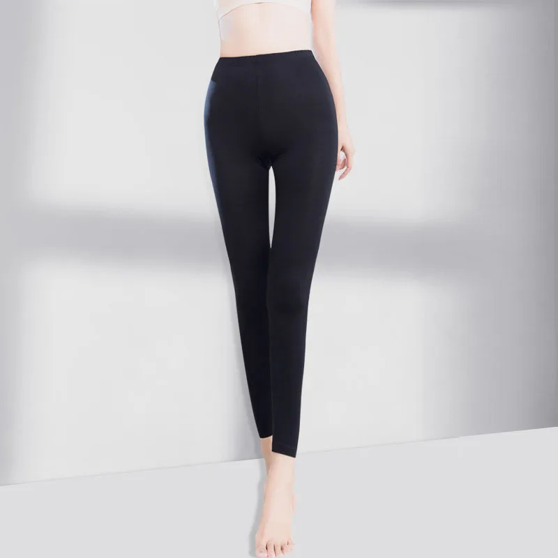 Женские леггинсы большого размера Maidy теплые однотонные Осенние тонкие брюки