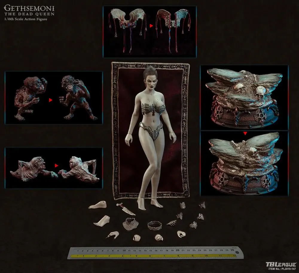 Экшн-фигурка TBLeague PL2019-147 в масштабе 1/6 Gethsemoni The Dead Queen | Игрушки и хобби