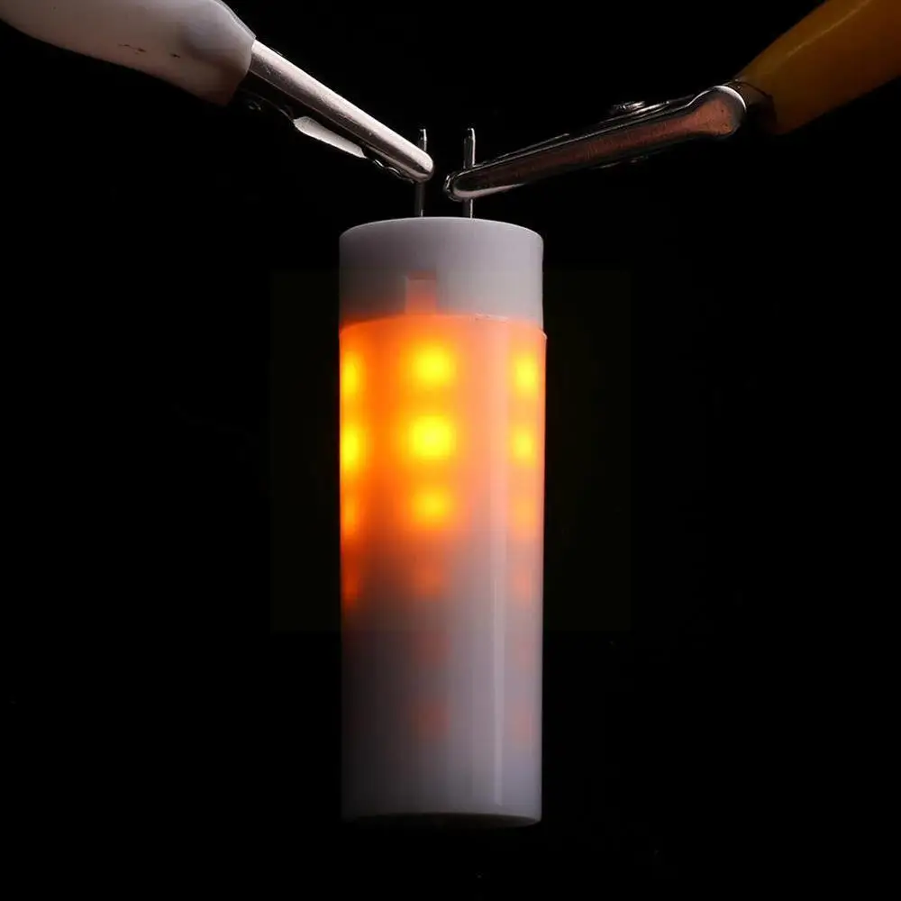 Светодиодная лампа с эффектом пламени 12 В G4 мерцающего декоративсветильник