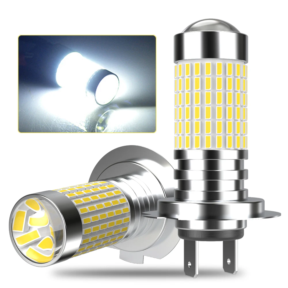 2 шт. H7 H8 H9 H11 9005 HB3 9006 HB4 H16 светодиодные лампы для противотуманных фар 12V 5202 PSX24W