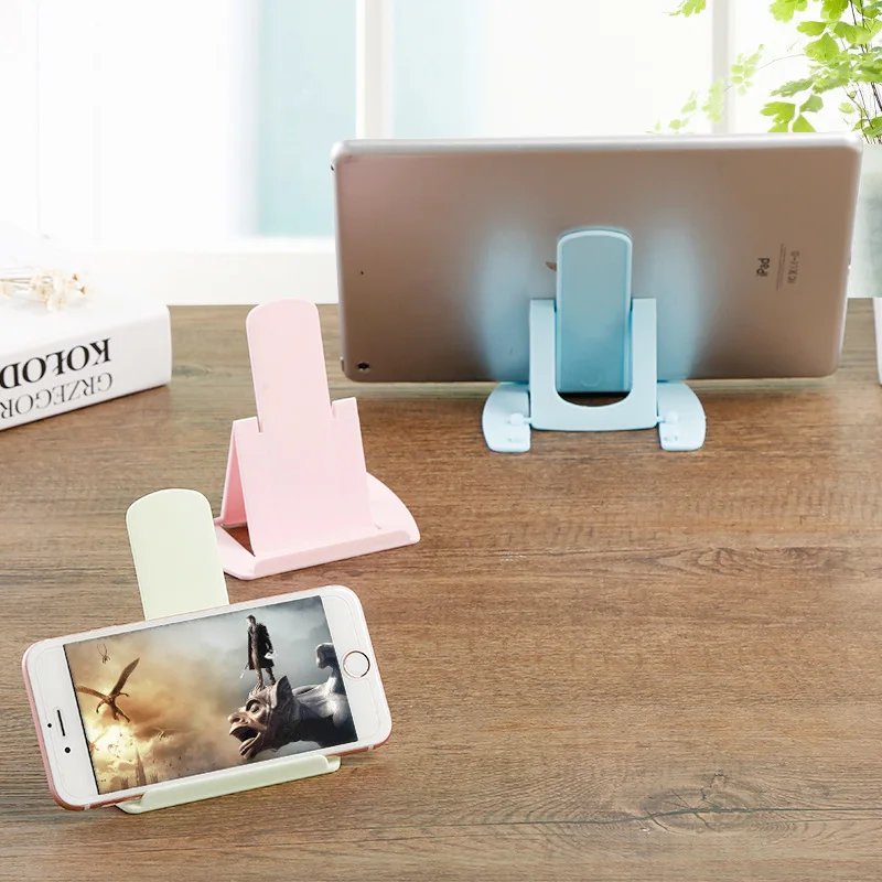 

Card-type mobile phone holder can be folded two-grade adjustable mobile phone holder portable plastic mobile phone holder