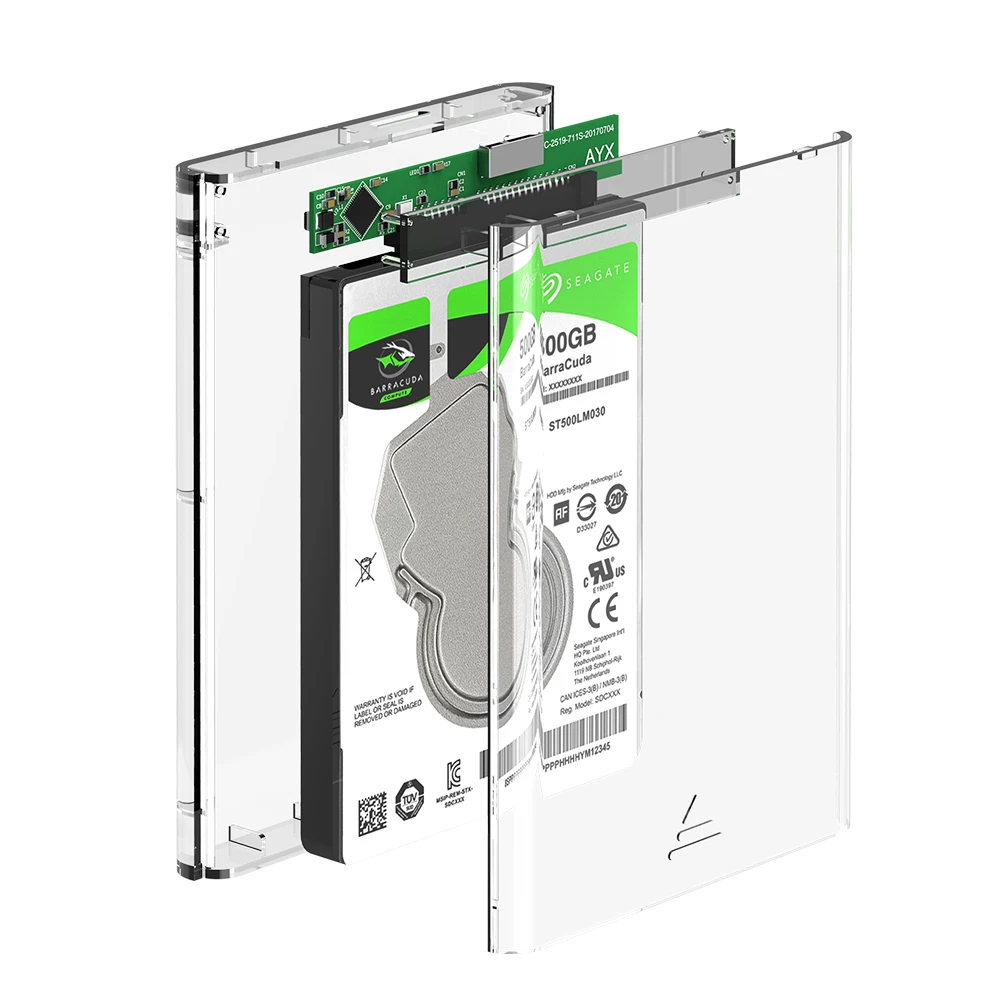 Жесткий диск Rocketek 2 5 дюймов SATA USB 3 0 SSD адаптер жесткий коробка внешний HDD корпус