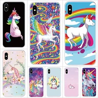 for meizu 17 16 16s pro 16t 16xs m5c a5 m6 m6t case soft tpu cover unicorn rainbow coque shell phone case