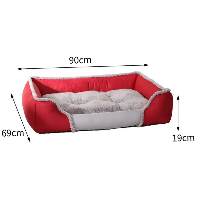 Мягкая кровать для собак диван гнездо разделяемая домашних животных теплая