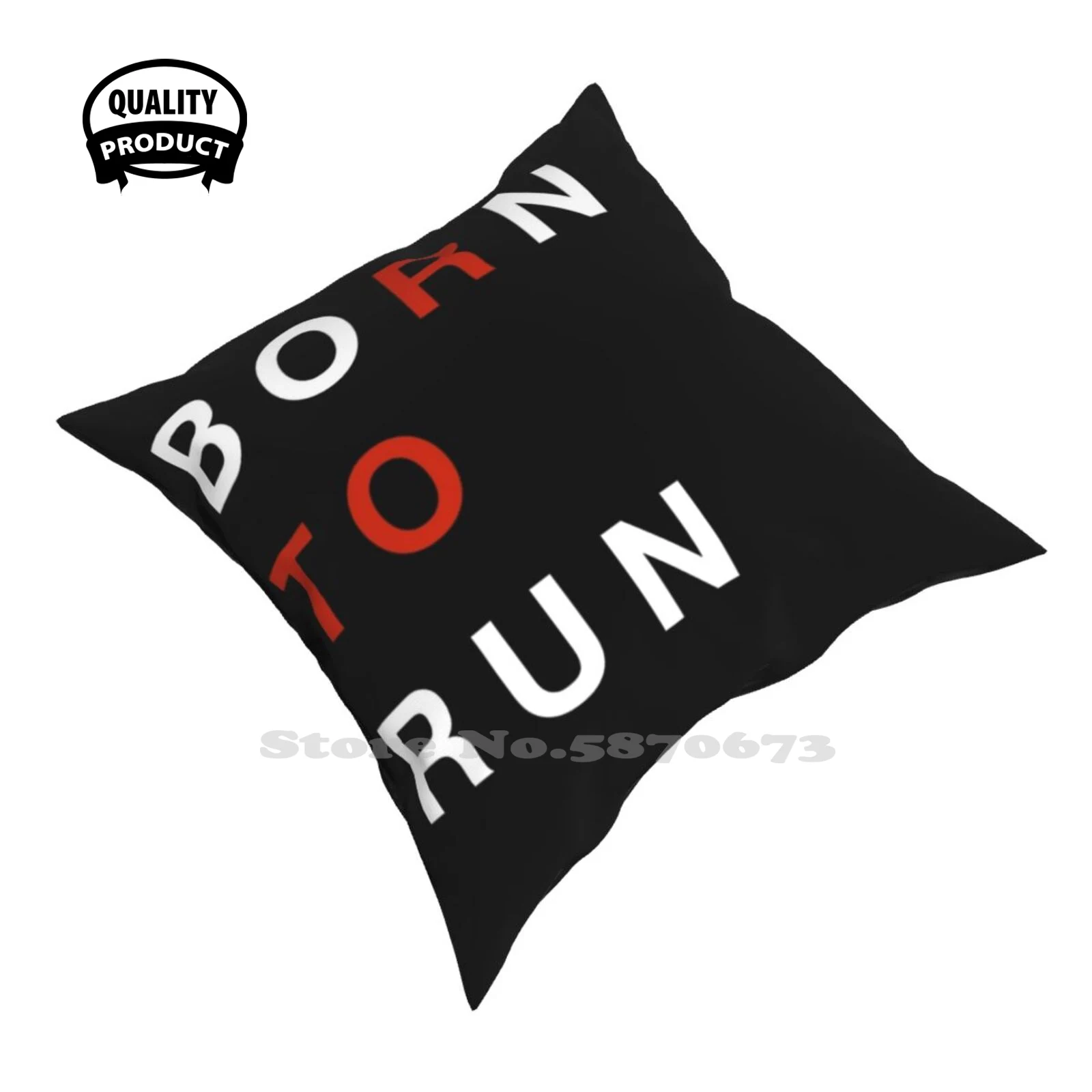 Наволочка для подушки Born To Run наволочка Inspire Dream Торонто N Leader Innovator Create