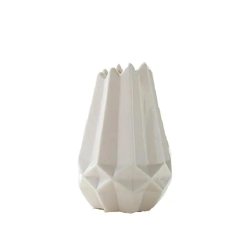 Белая креативная керамическая ваза мини украшение для гостиной Цветочная