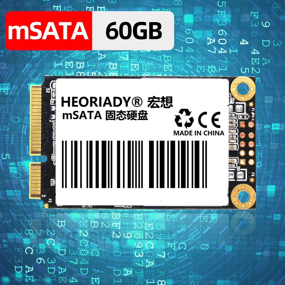 Твердотельный накопитель heoriady mSATA SSD SATA III 60 Гб ssd жесткий диск для ноутбука