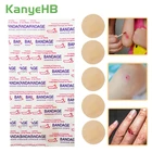 50 шт. Водонепроницаемый дышащая круглый лейкопластырь клейкие Пластыри для дома и путешествий аптечка первой помощи для детей A188