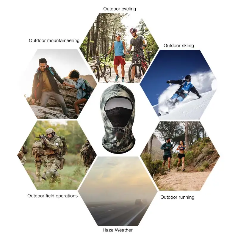 

Ice Silk Hiking Scarf Sunscreen Breathable Outdoor Sweat Wicking Balaclava Fishing Bandana Sun Neck Collar Headgear Cycling