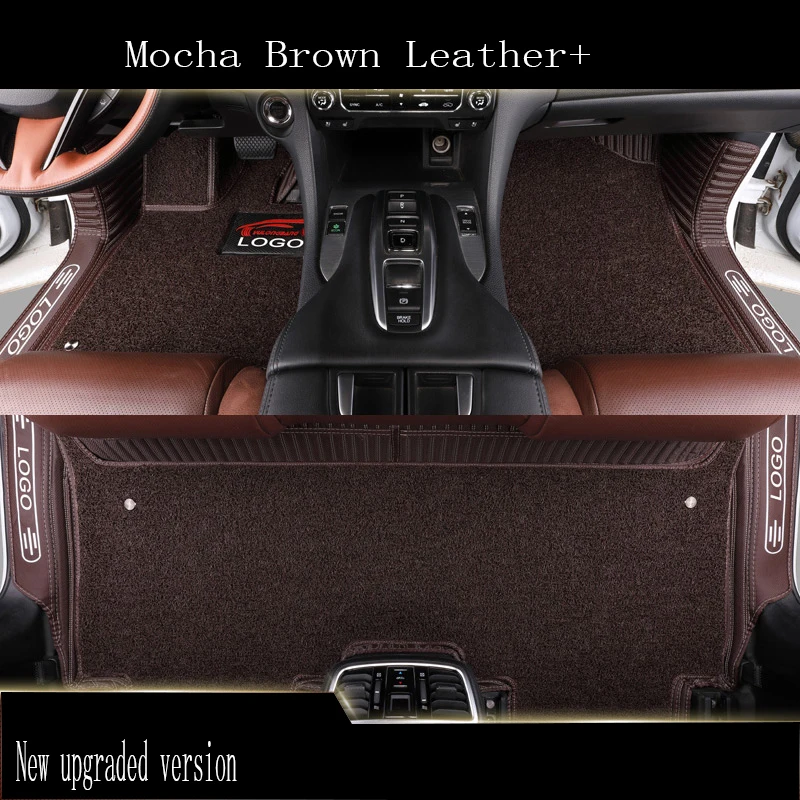 

Custom Leather Car Floor Mats For Mazda CX-30 3/5/6 CX-9 RX8 CX-5 Miata MX5 Axela CX3 RX7 CX-7 Auto Carpets Covers Custom Leathe