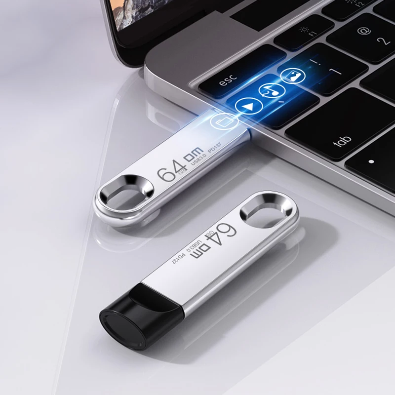 USB флеш накопитель DM металлический на 128 ГБ карта памяти 3 0 64 с реальной емкостью 32