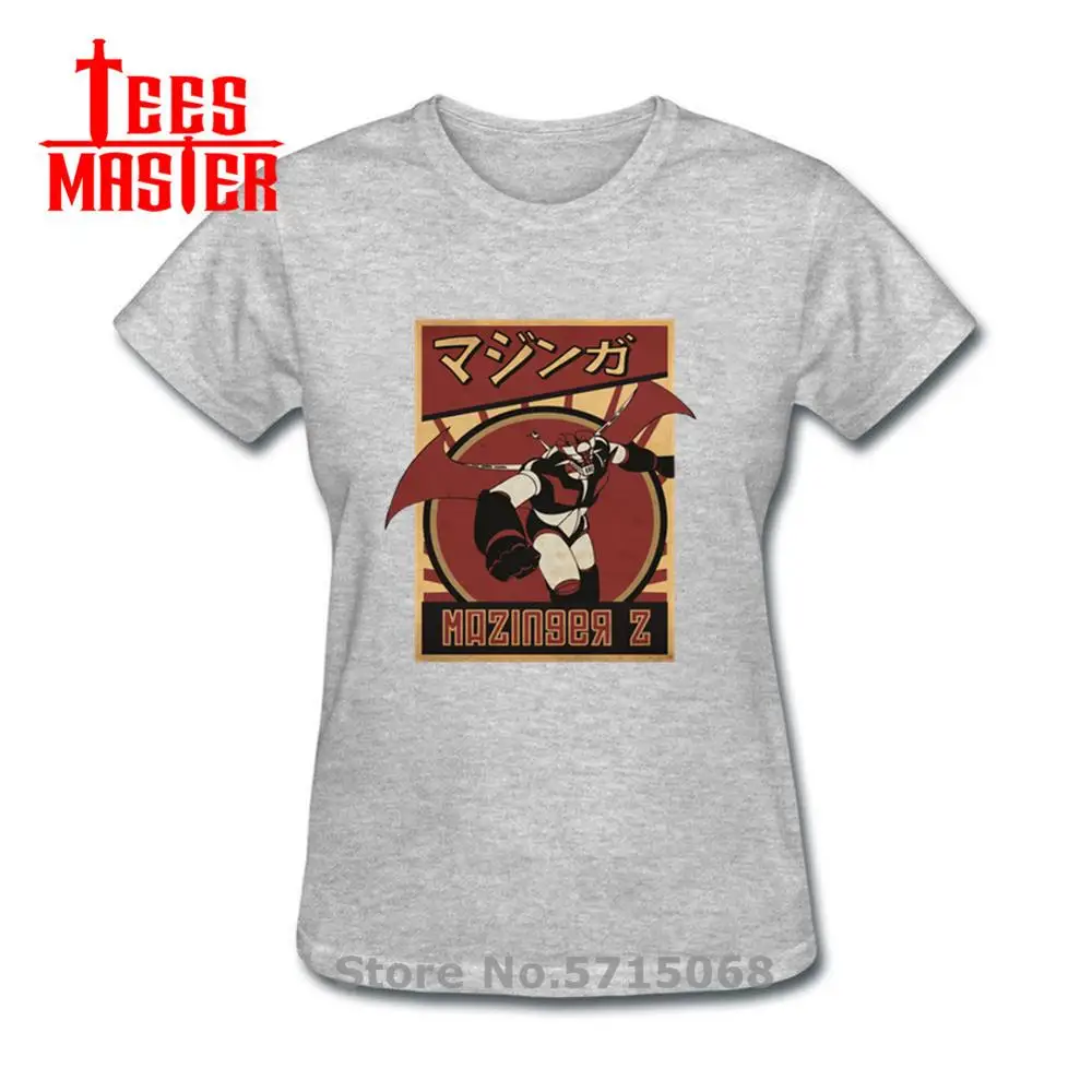 Новая футболка с принтом художественной литературы футболки женская Robo grenaver Mazinga
