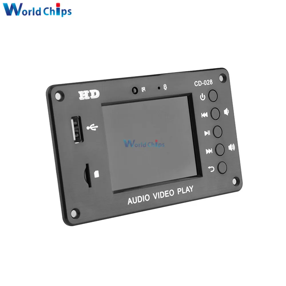 MP5 Bluetooth 5 0 декодер доска 2 8 дюймов TFT HD видеоплеер аудио приемник FLAC WAV APE