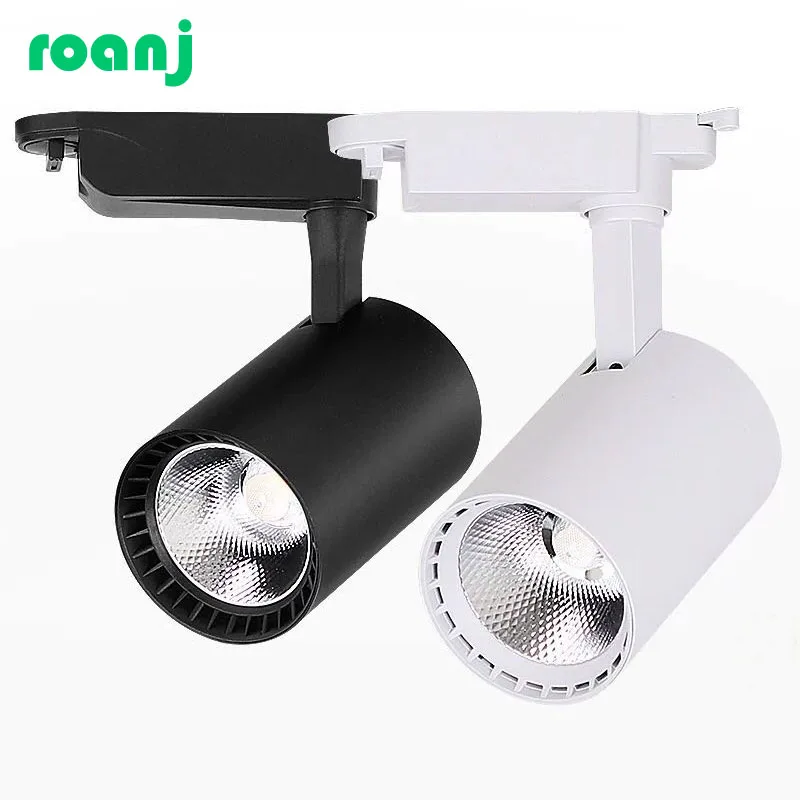 

LED track light COB track spotlight 12W 20W 30W 40W 220V shopping mall clothing store exhibition hall lighting LED track light