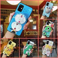 Cartoon Holder Stand Phone Case For Umidigi Bison Pro Silicone Back Cover For Umidigi Pro A3X Cute Glitter Capa