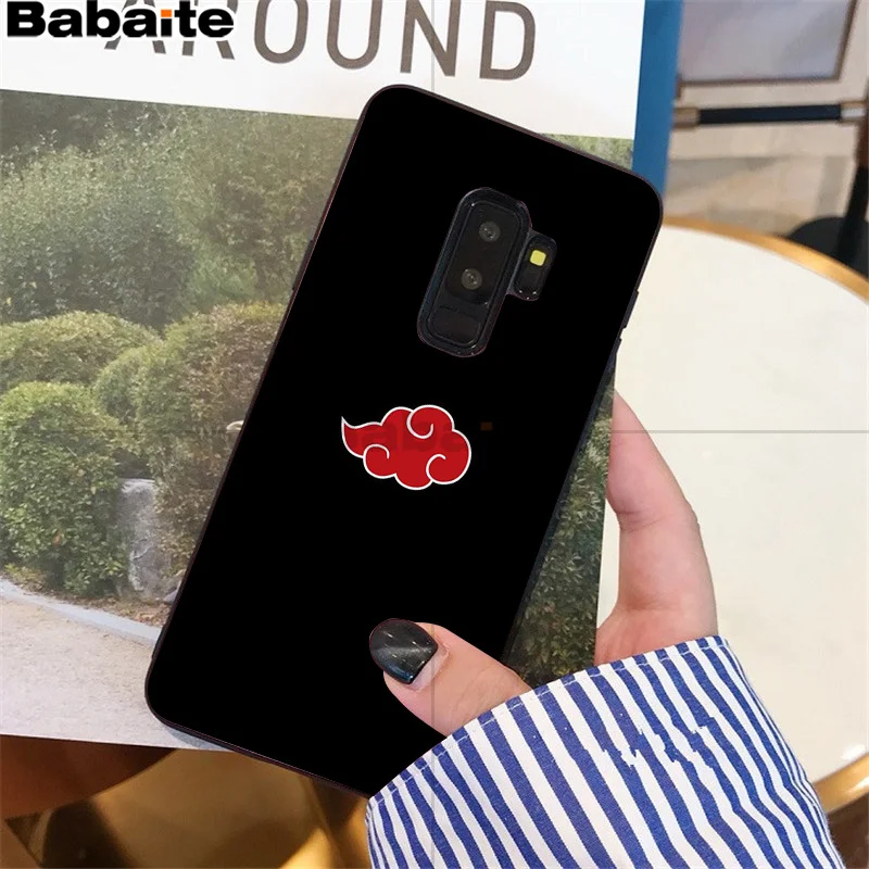 Babaite Наруто Черная мягкая оболочка телефона samsung S9 S9 плюс S5 S6 S6edge S6plus S7 S7edge S8 S8plus крышка M10 20