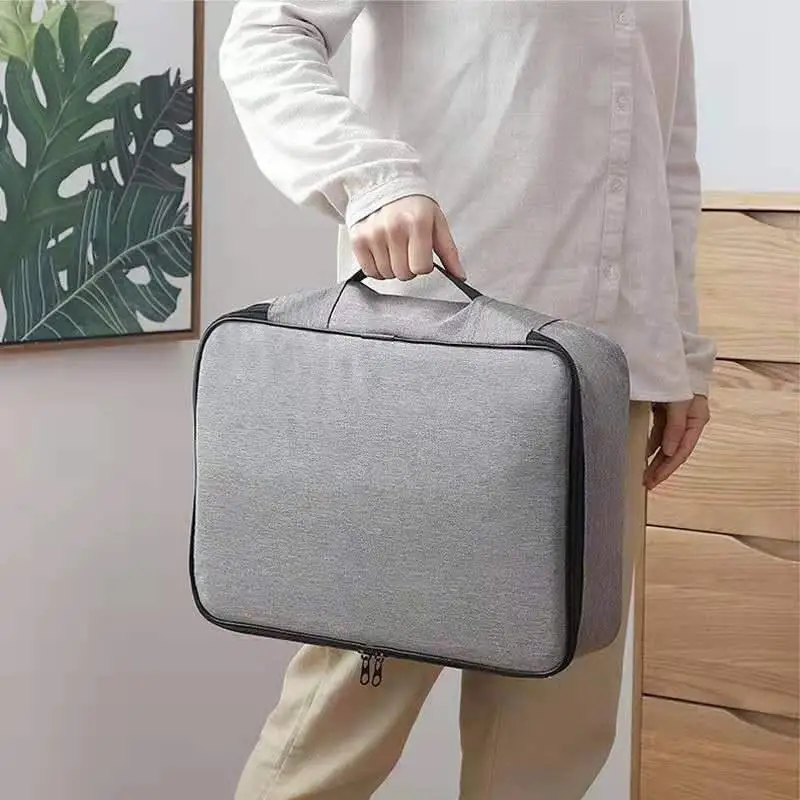 

Document Storage Bag Household Multi-layer Certificate Passport Card Bag Home Office Organizer Accessories Supplies