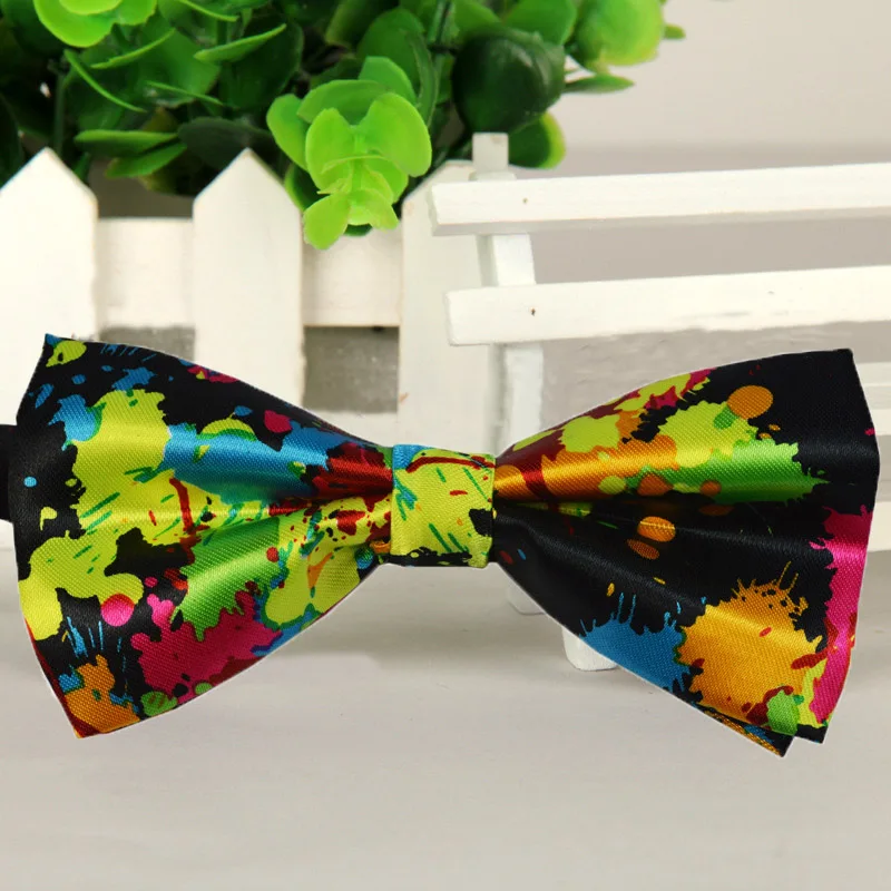 Роскошные мужские регулируемый галстук-бабочка студенты Формальные бабочки с