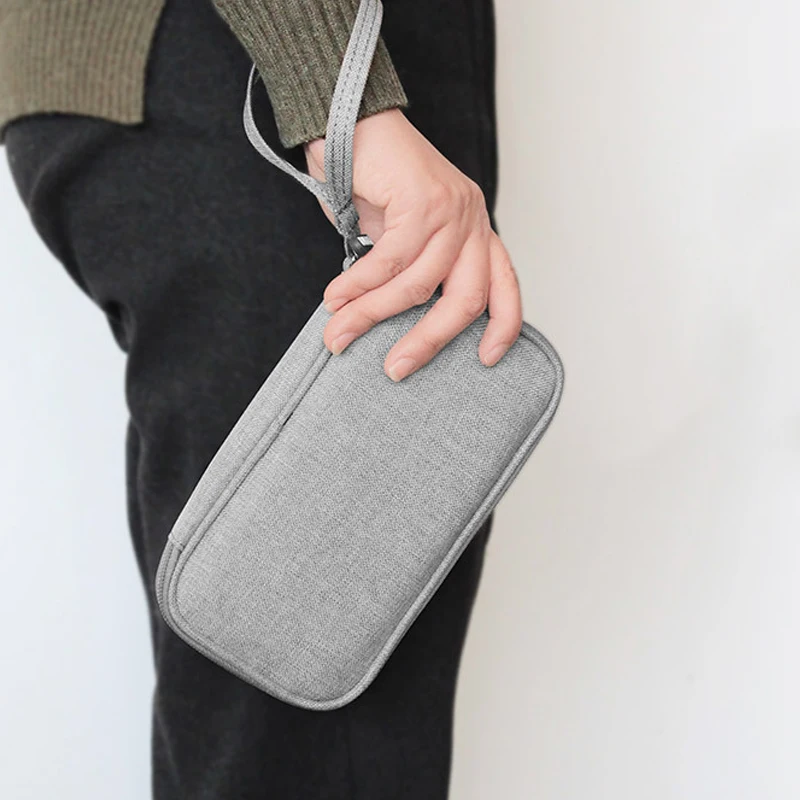 Дорожная сумка для цифровых кабелей портативная многофункциональная на молнии
