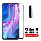 Защитное стекло для камеры 2 в 1 для Xiaomi Redmi Note 8 Pro Note8 2021 Redme 8A Note 8T 8Pro Redmi8 A T, защитная пленка для экрана