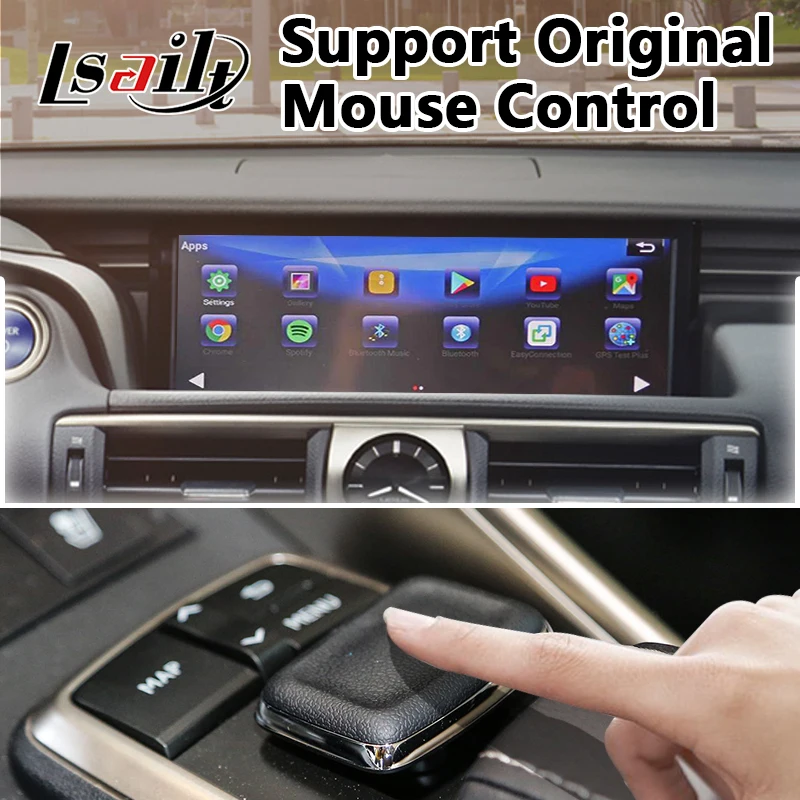 Lsailt Android 7,1 Автомобильный мультимедийный видео интерфейс для Lexus IS300h- модель 10,25 дюймов маленький lvds кабель 300h