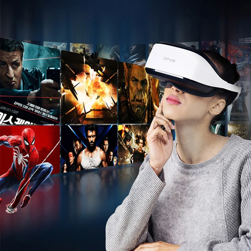 Очки виртуальной реальности DeePoon 3D очки для VR игр/фильмов домашнего