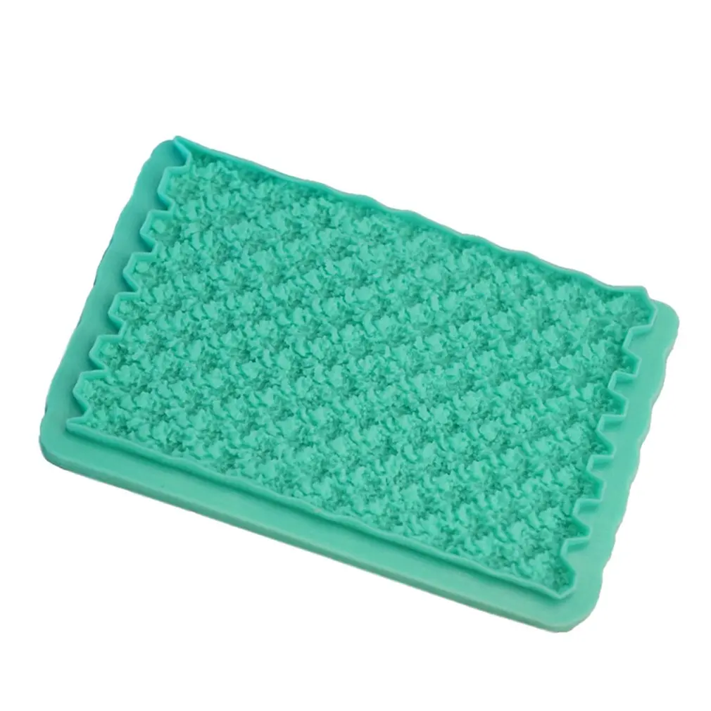 194626 Pet Simulation Dog Hair Dry Bass Fondant Silicone Cake Mold Baking Diy Animal Texture Clay Tool |