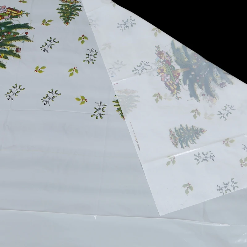 НОВАЯ РОЖДЕСТВЕНСКАЯ одноразовая скатерть Праздничная прямоугольная