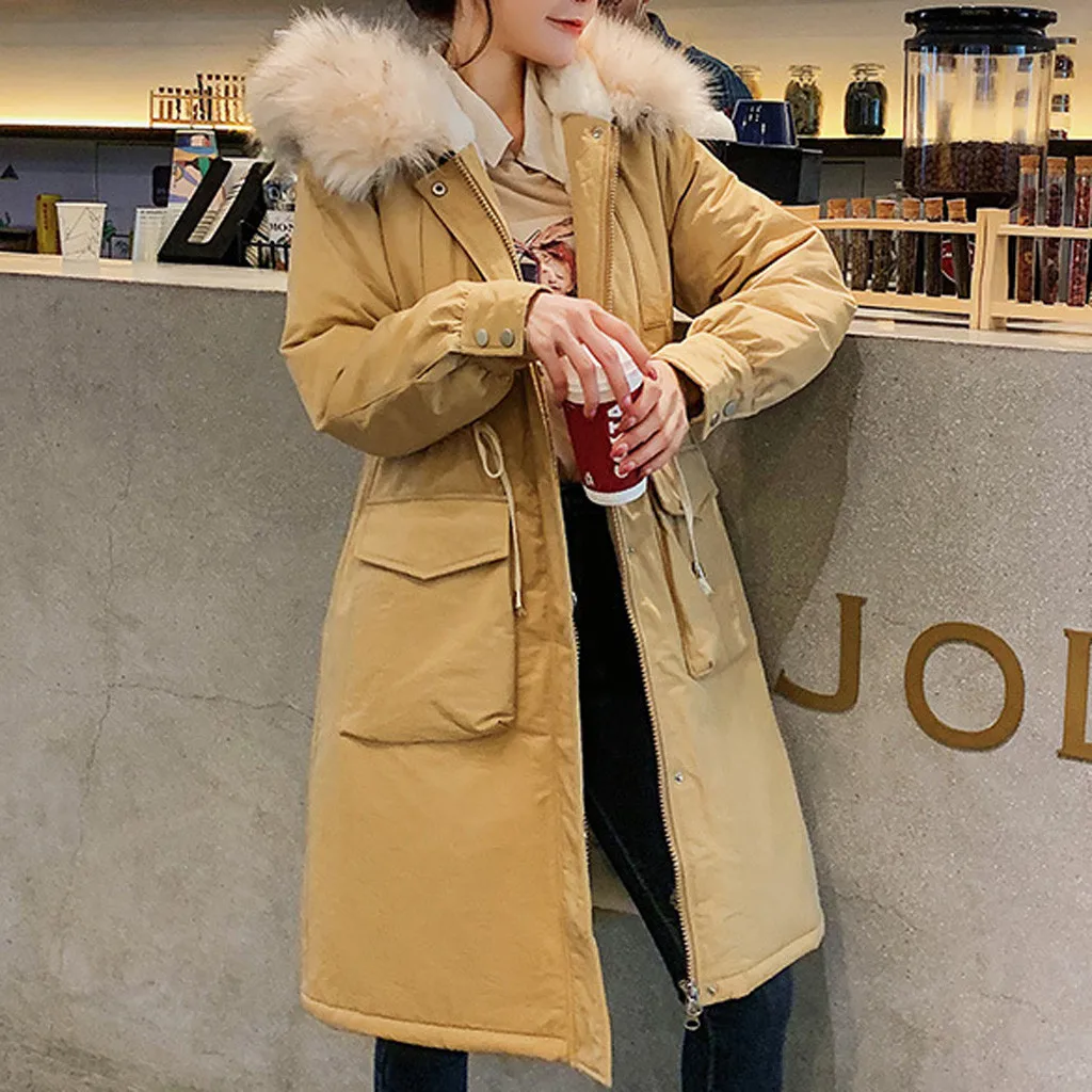 Новая мода 2019 с капюшоном Черная Женская Осенняя куртка пальто шерстяная