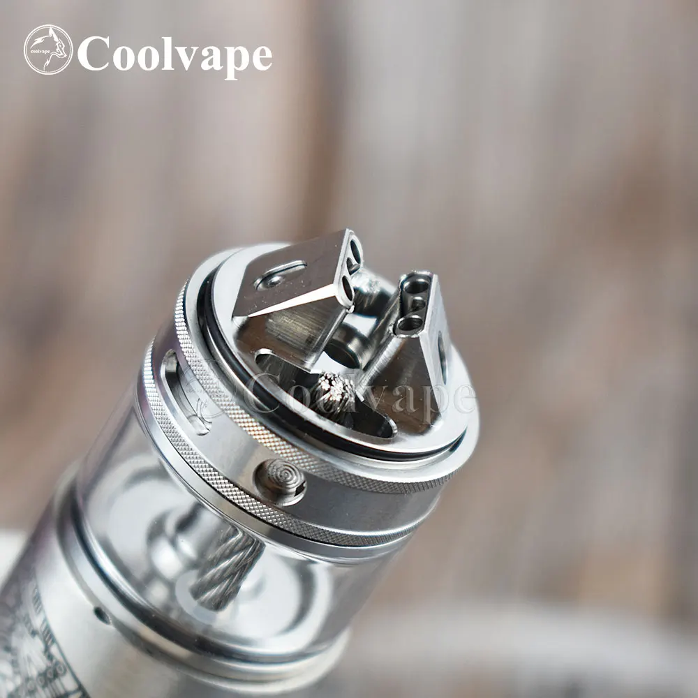 Coolvape Taifun GX 4 мл RDTA распылитель DL/MTL RTA легко заполняемый боковой 316ss vs GTR rta диаметр 23