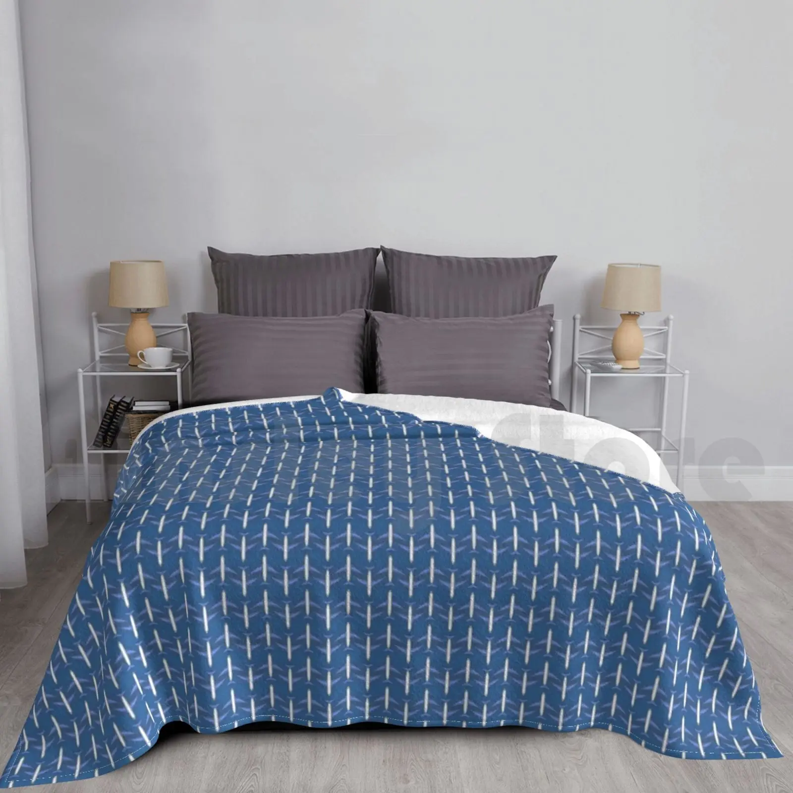 

Planes-Micro Pattern In Blue Blanket Fashion Custom 338 Plane Planes Airplane Airplanes Airplane