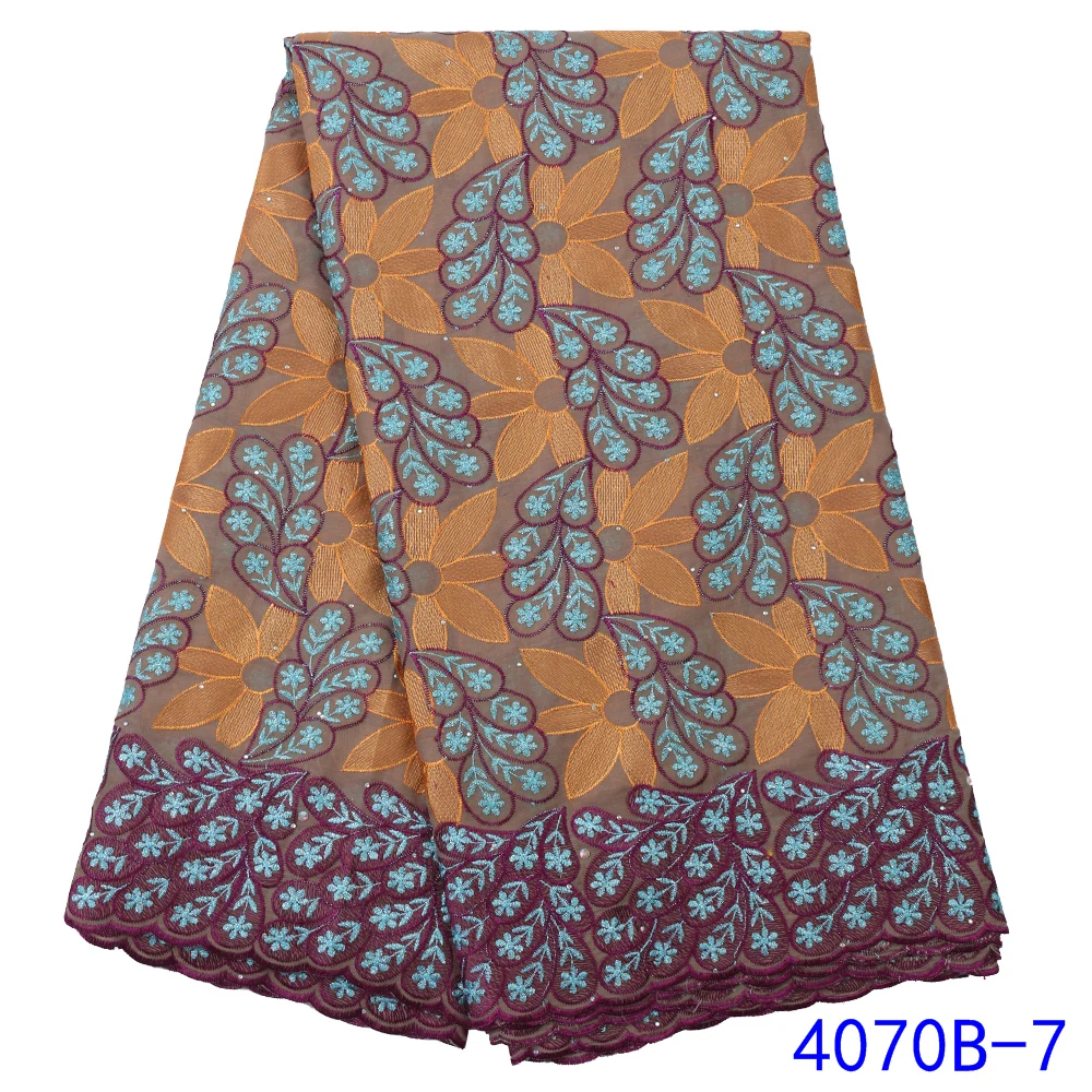 

XIYA красочная швейцарская вуаль, кружевная ткань, хлопковая кружевная вышивка, Высококачественная африканская французская кружевная ткань ...