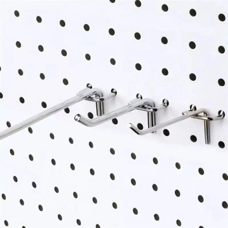 50 шт./компл. углеродного Сталь колышки доска Pegboard Крючки гаражных работ хранение