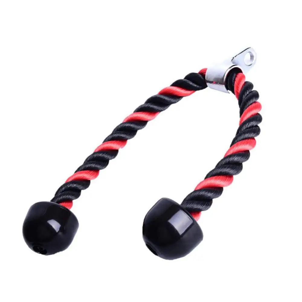 

Tricep Rope Pull Down Colorful Nylon Triceps Rope Twisted Pull Down Rope for Arm Strength Training Combinations