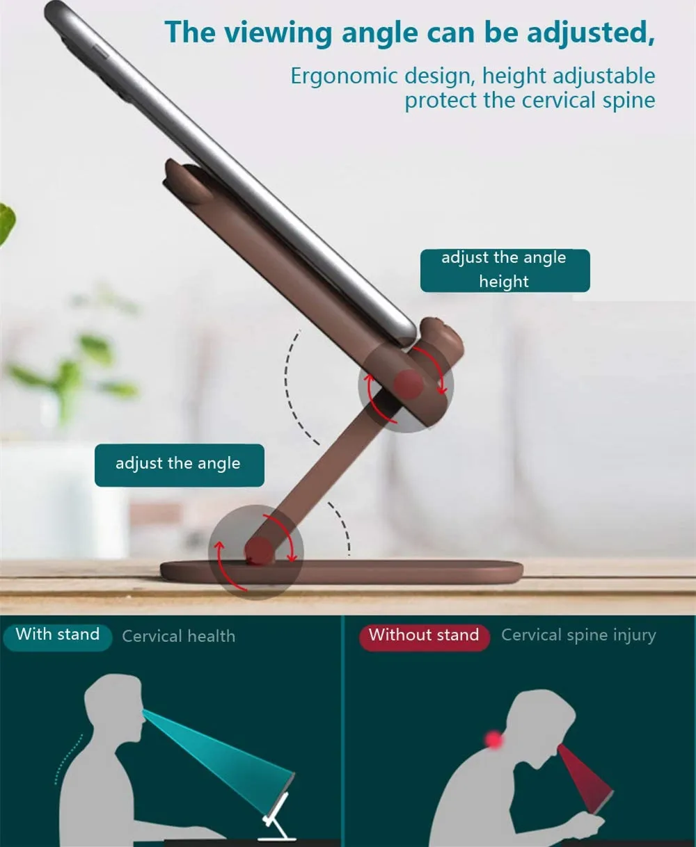 cute foldable cartoon phone holder for iphone 13 12 x ipad samsung huawei xiaomi universal desk portable lazy mobile phone stand free global shipping