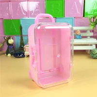 24pcs mini trunk suitcase luggage suitcase kids toy dolls accessories candy box gift cartoon gift box kis favor decor