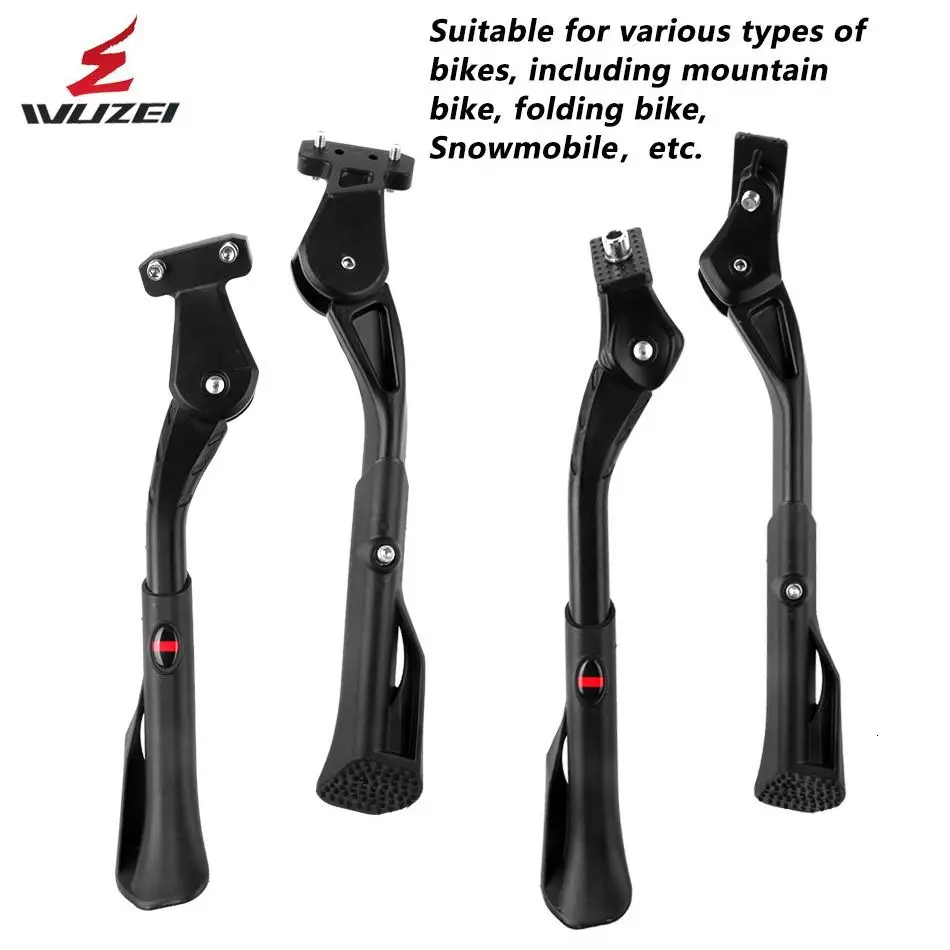 

Adjustable MTB/Snow/folding Bicycle Kickstand Parking Rack Support Side Kick Stand Foot Brace Cycling Parts Bike Holder Footrest